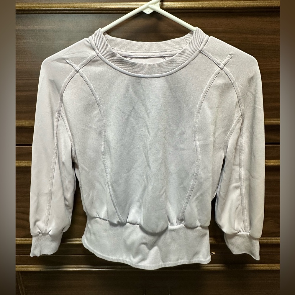 Lululemon Softstreme Ribbed-Hem Pullover Size 4